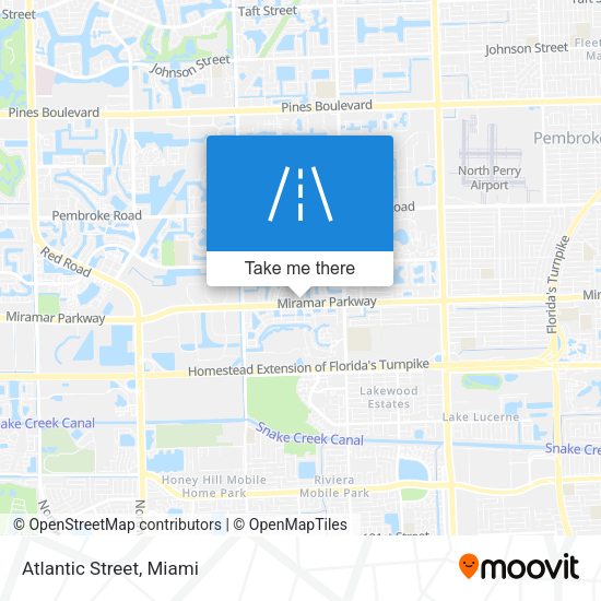 Mapa de Atlantic Street