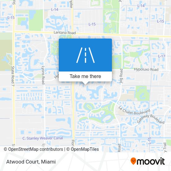Mapa de Atwood Court