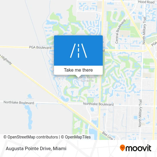 Augusta Pointe Drive map