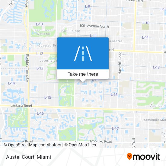 Austel Court map