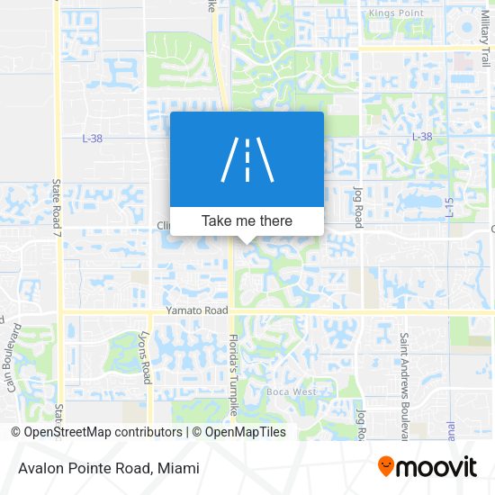 Mapa de Avalon Pointe Road