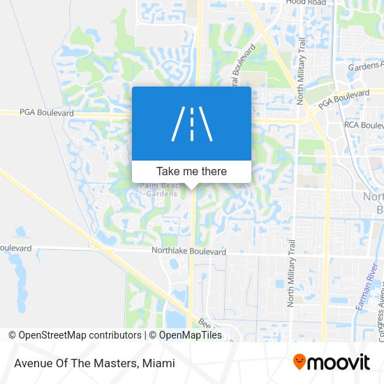 Mapa de Avenue Of The Masters
