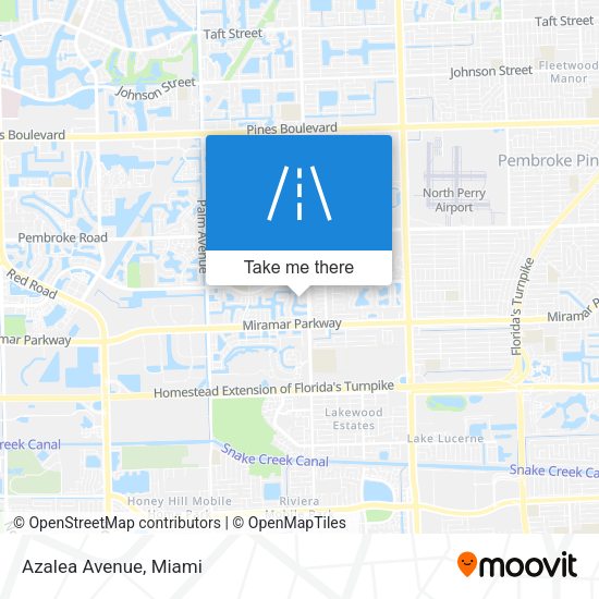 Mapa de Azalea Avenue