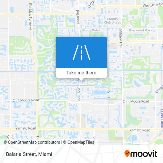 Mapa de Balaria Street