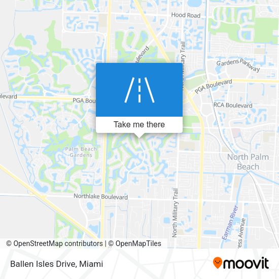 Mapa de Ballen Isles Drive