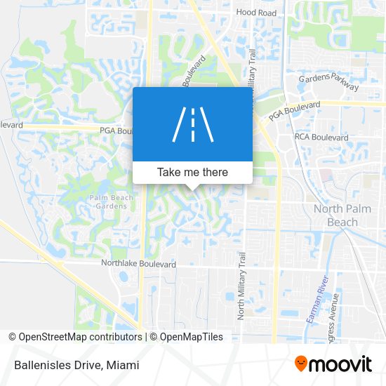 Ballenisles Drive map