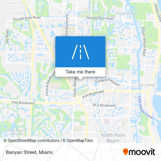 Mapa de Banyan Street