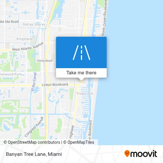 Banyan Tree Lane map