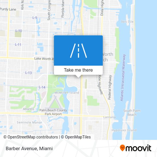 Mapa de Barber Avenue