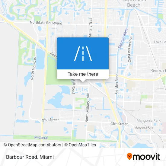 Mapa de Barbour Road