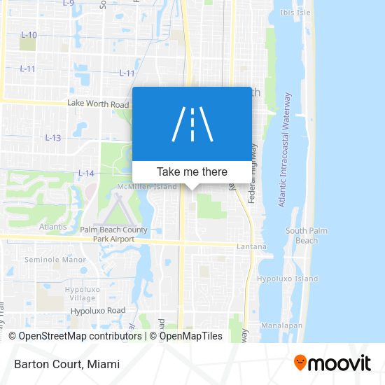 Mapa de Barton Court