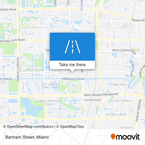 Mapa de Bartram Street