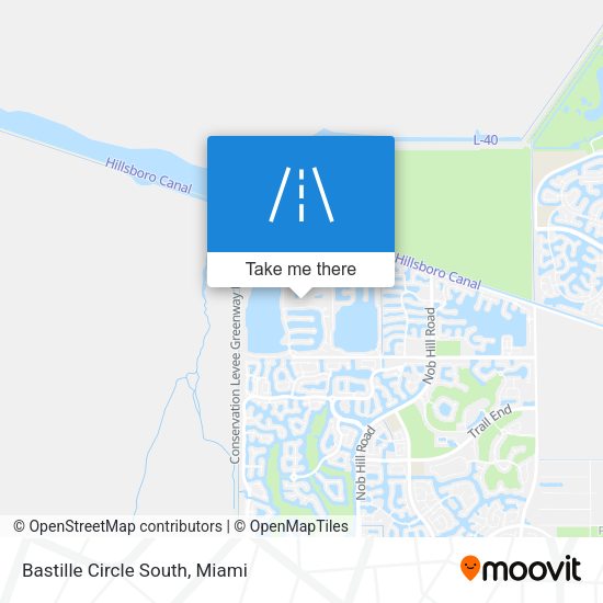 Bastille Circle South map