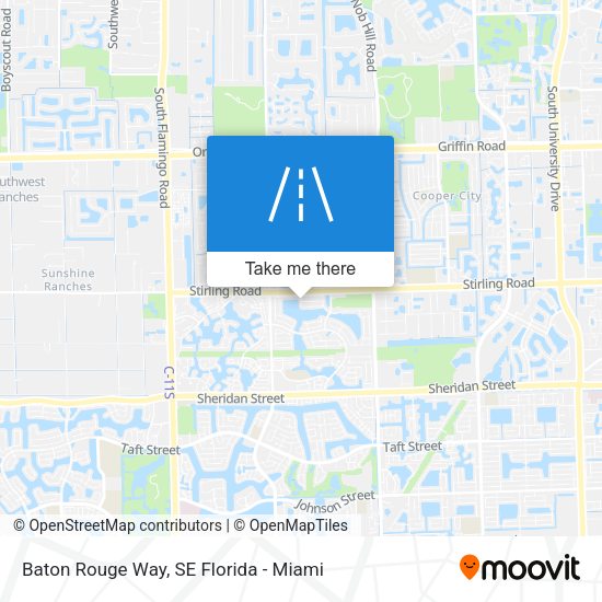 Mapa de Baton Rouge Way