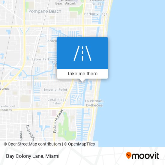 Bay Colony Lane map