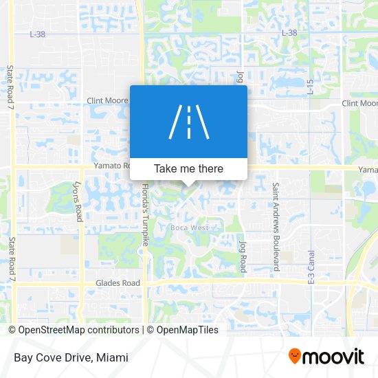 Mapa de Bay Cove Drive