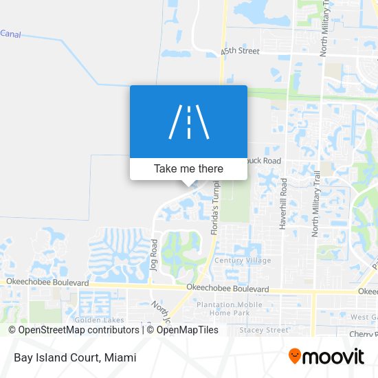 Mapa de Bay Island Court