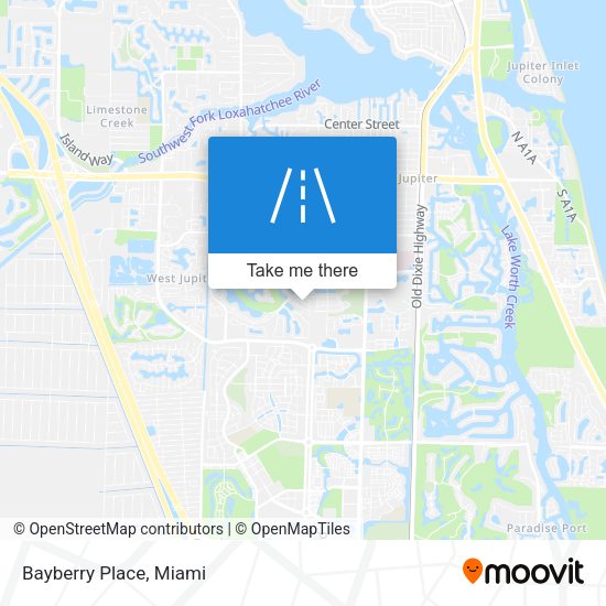 Mapa de Bayberry Place