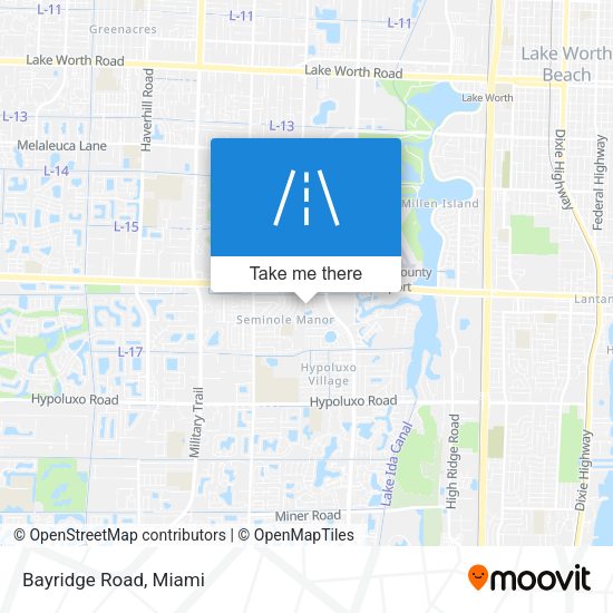 Mapa de Bayridge Road