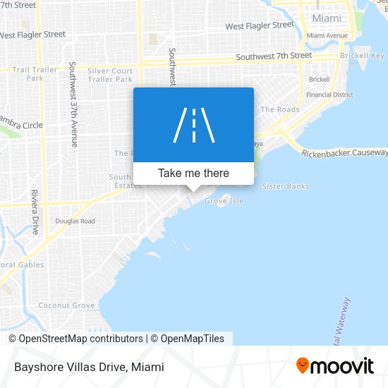 Bayshore Villas Drive map