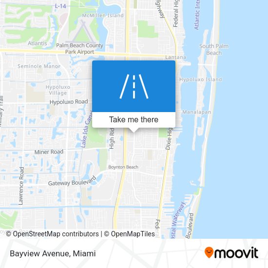 Mapa de Bayview Avenue