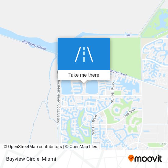 Bayview Circle map