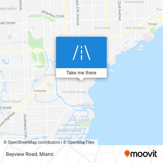 Bayview Road map