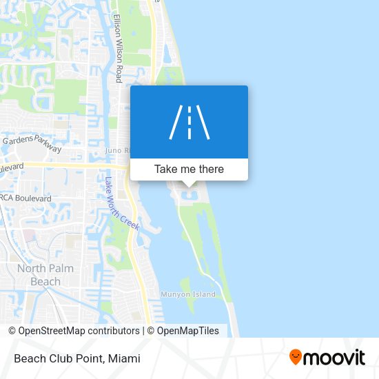 Mapa de Beach Club Point