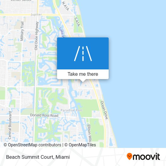 Beach Summit Court map