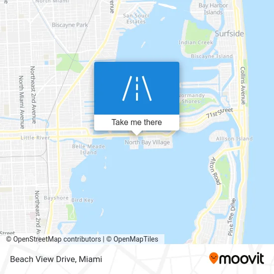 Beach View Drive map