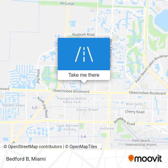 Mapa de Bedford B