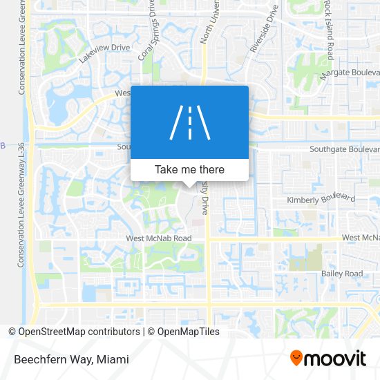 Beechfern Way map