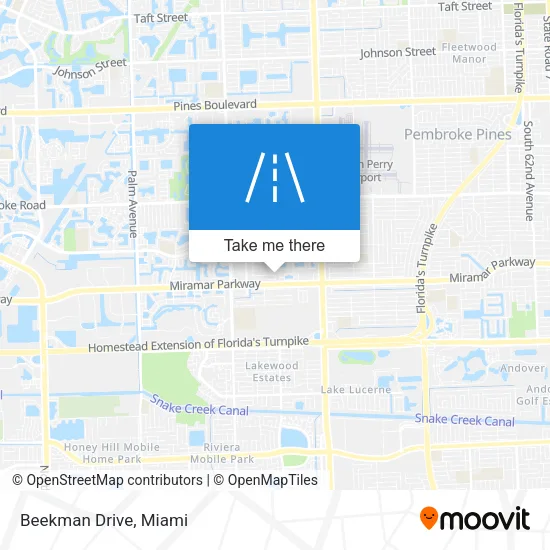 Beekman Drive map