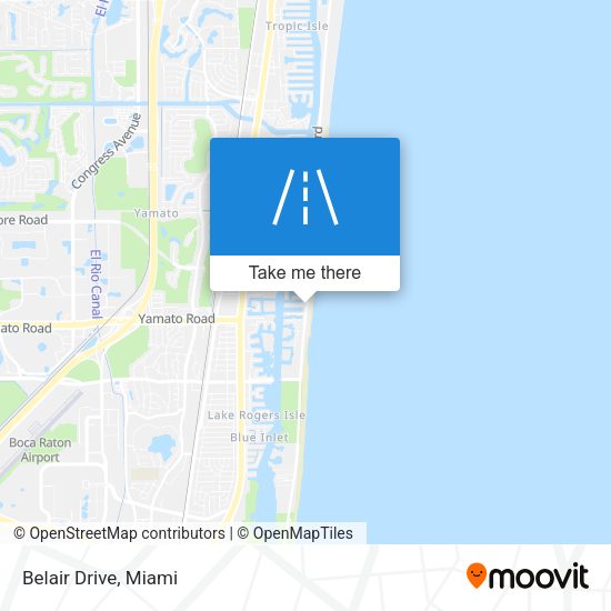 Mapa de Belair Drive