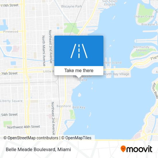 Belle Meade Boulevard map