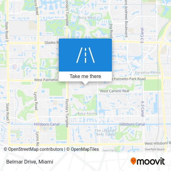 Mapa de Belmar Drive