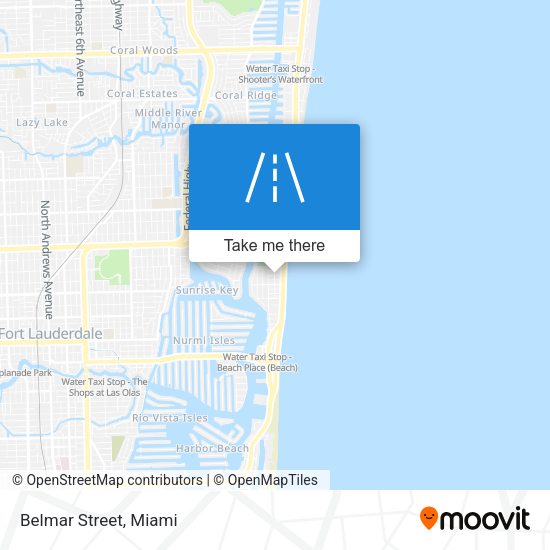 Mapa de Belmar Street