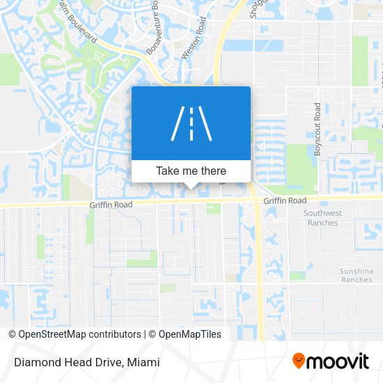 Mapa de Diamond Head Drive