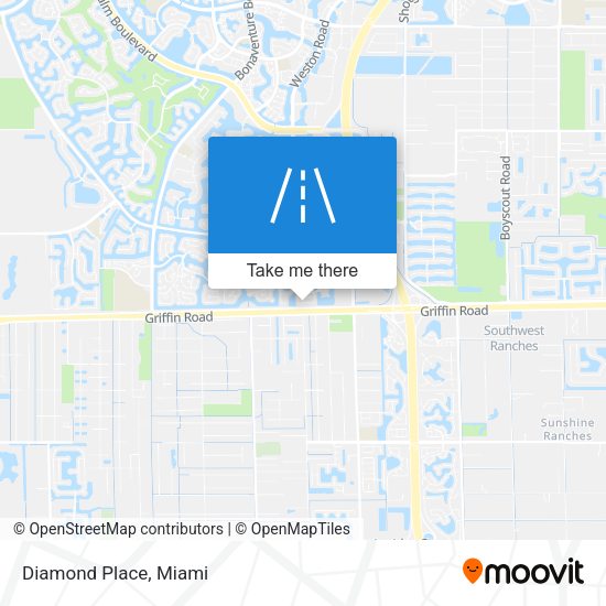 Mapa de Diamond Place