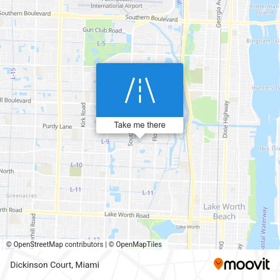 Dickinson Court map