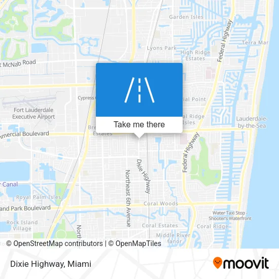 Dixie Highway map