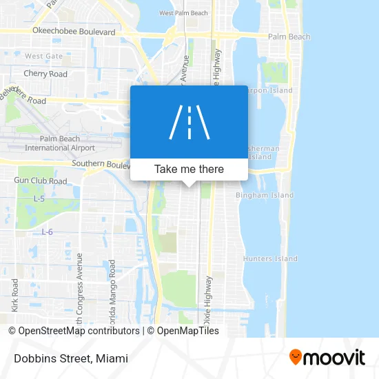 Mapa de Dobbins Street