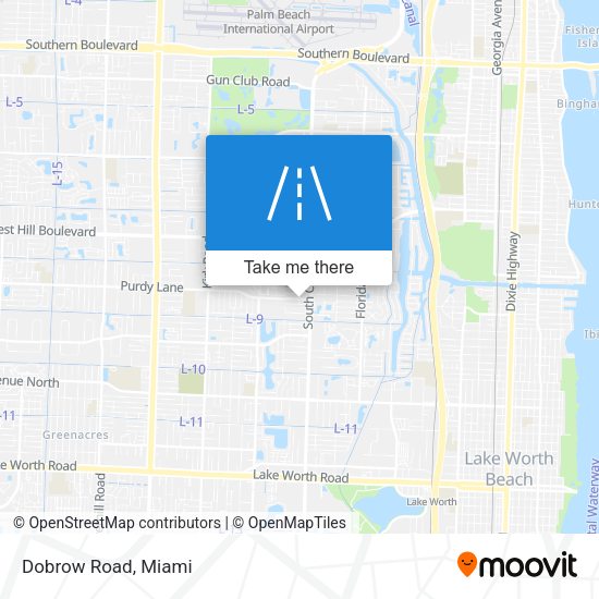 Mapa de Dobrow Road