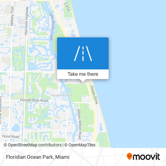 Floridian Ocean Park map