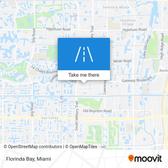 Florinda Bay map