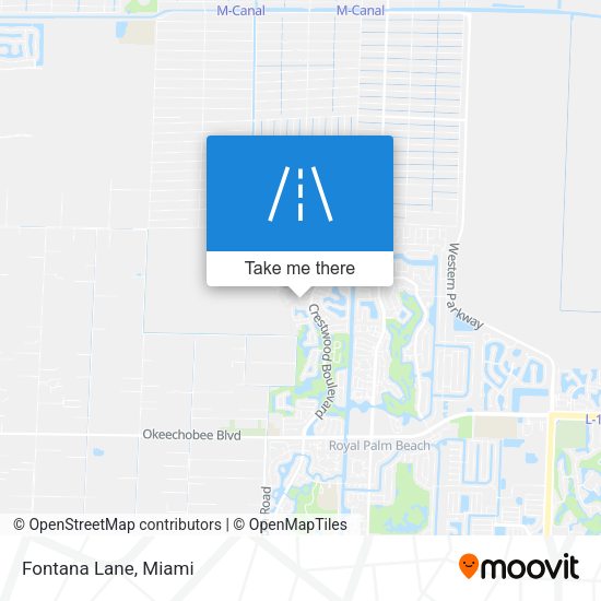 Mapa de Fontana Lane