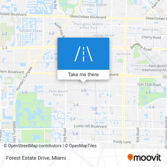 Mapa de Forest Estate Drive
