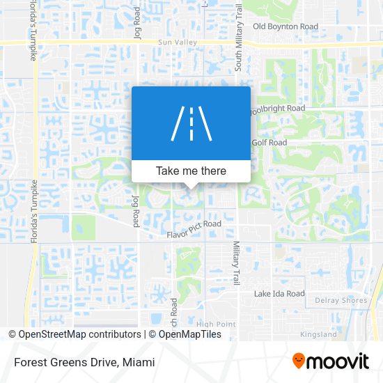 Mapa de Forest Greens Drive