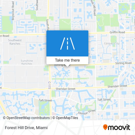 Mapa de Forest Hill Drive