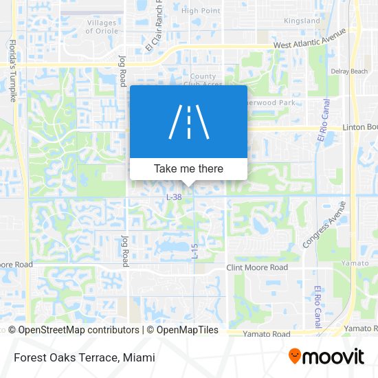 Mapa de Forest Oaks Terrace